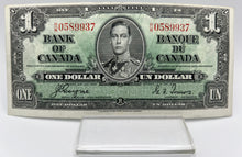 1937 Bank of canada BC-21d One Dollars EF-40 Coyne Towers, Serial-RM 0589937