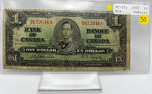 1937 Bank of canada BC-21a One Dollars VG-8 Osborne Towers, Serial-BA 6726468