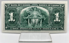 1937 Bank of canada BC-21d One Dollars AU-50 Coyne Towers, Serial-ZM 6883289