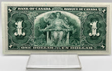 1937 Bank of canada BC-21c One Dollars UNC Gordon Towers, Serial-DL 3304365