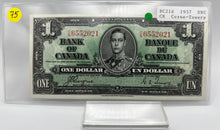 1937 Bank of canada BC-21d One Dollars UNC Coyne Towers, Serial-CN 6552021