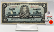 1937 Bank of canada BC-23c Five Dollars F-12 Coyne Towers, Serial-XC 5653918