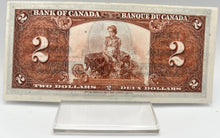 1937 Bank of Canada Two Dollars EF-40 Serial-ER 5824555