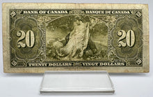 1937 Bank of canada BC-25b Twenty Dollars F-12 Gordon Towers, Serial-EE 9372031