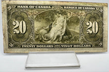1937 Bank of canada BC-25b Twenty Dollars F-12 Gordon Towers, Serial-CE 7703017