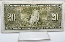 1937 Bank of canada BC-25c Twenty Dollars VF-20 Coyne Towers, Serial-JE 2336498
