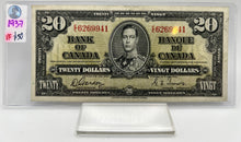 1937 Bank of canada BC-25c Twenty Dollars VF-20 Gordon Towers, Serial-EE 6269941