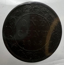 Canada One Cent 1858 EF-40 ICCS