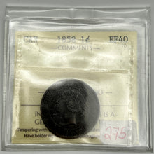 Canada One Cent 1858 EF-40 ICCS