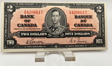 1937 Bank of Canada Two Dollars VF-30 Serial-WB 4206617