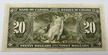 1937 Bank of canada BC-25b Twenty Dollars VF-20 Gordon Towers, Serial-CE 0343365