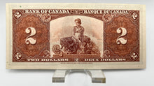 1937 Bank of Canada Two Dollars VF-30 Serial-WB 4206617
