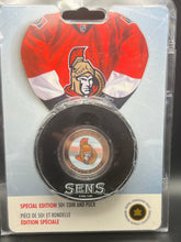 2009 Fifty Cents-Special Edition Coin and Puck-Ottawa Senators