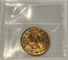 CANADA ONE CENT 1918 ICCS MS-64 RED & BROWN