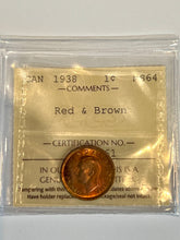 Canada One Cent 1938 MS-64 ICCS