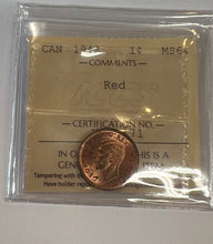 Canada One Cent 1942 MS-64 ICCS