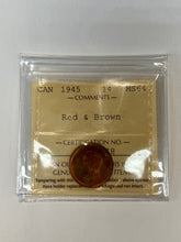 Canada One Cent 1945 MS-64 ICCS