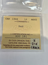 Canada One Cent 1946 MS-65 ICCS
