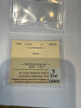 Canada One Cent 1946 MS-64 ICCS