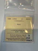 Canada One Cent 1946 MS-64 ICCS