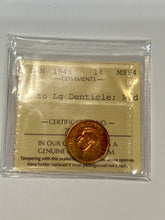 Canada One Cent 1948 A to LG Denticle  MS-64 ICCS