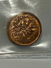 Canada One Cent 1948 A to LG Denticle  MS-63 ICCS