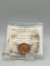 Canada One Cent 1949 A off Denticle  MS-65 ICCS-Rotated Die
