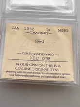 Canada One Cent 1952 MS-65 ICCS
