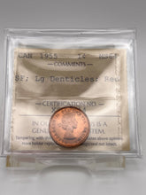 Canada One Cent 1955 MS-64 ICCS-SF-LG-Denticles