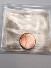 Canada One Cent 1957 MS-64 ICCS-Hanging 7