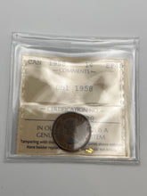 Canada One Cent 1958 EF-45-ICCS-DBL 1958