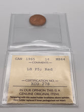 Canada One Cent 1964 MS-64 ICCS-LB P5