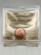 Canada One Cent 1983 MS-64 ICCS-Near Beads