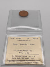 Canada One Cent 1983 MS-64 ICCS-Near Beads