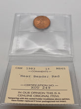 Canada One Cent 1983 MS-65 ICCS-Near Beads