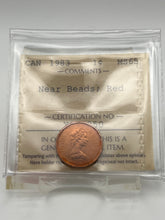 Canada One Cent 1983 MS-65 ICCS-Near Beads