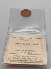 Canada One Cent 1983 MS-65 ICCS-Near Beads