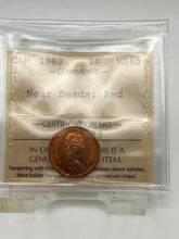 Canada One Cent 1983 MS-65 ICCS-Near Beads