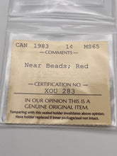 Canada One Cent 1983 MS-65 ICCS-Near Beads