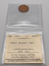 Canada One Cent 1983 MS-65 ICCS-Near Beads