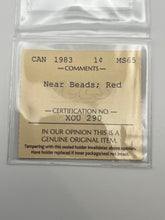 Canada One Cent 1983 MS-65 ICCS-Near Beads