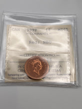 Canada One Cent 1999 MS-65 ICCS-NBU