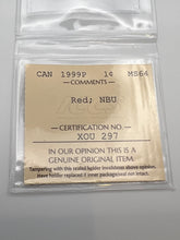 Canada One Cent 1999 MS-64 ICCS-NBU