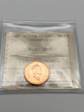 Canada One Cent 2000W MS-65 ICCS-NBU