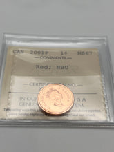 Canada One Cent 2001p MS-67 ICCS-NBU