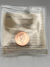 Canada One Cent 2001p MS-67 ICCS-NBU