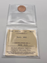 Canada One Cent 2000W MS-66 ICCS-NBU