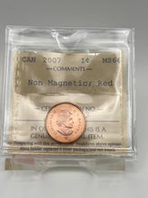 Canada One Cent 2007 MS-66 ICCS-Non Magnetic