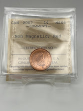 Canada One Cent 2007 MS-66 ICCS-Non Magnetic
