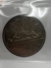 Canada Silver One Dollar 1953 EF45 ICCS-NSF
